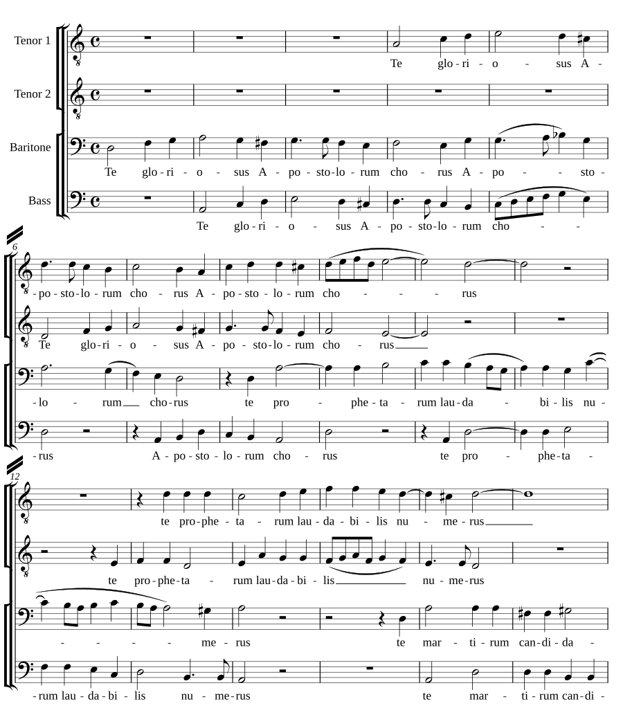 Te gloriosus Apostolorum