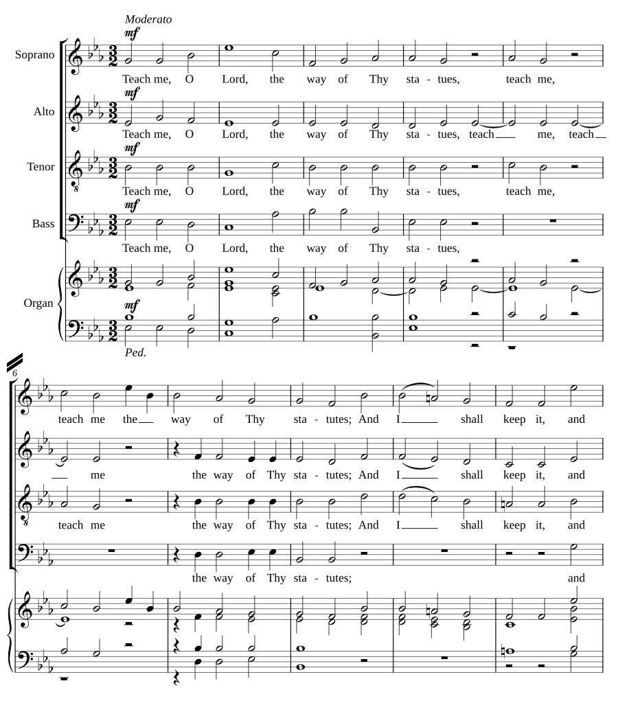 Teach me, O Lord