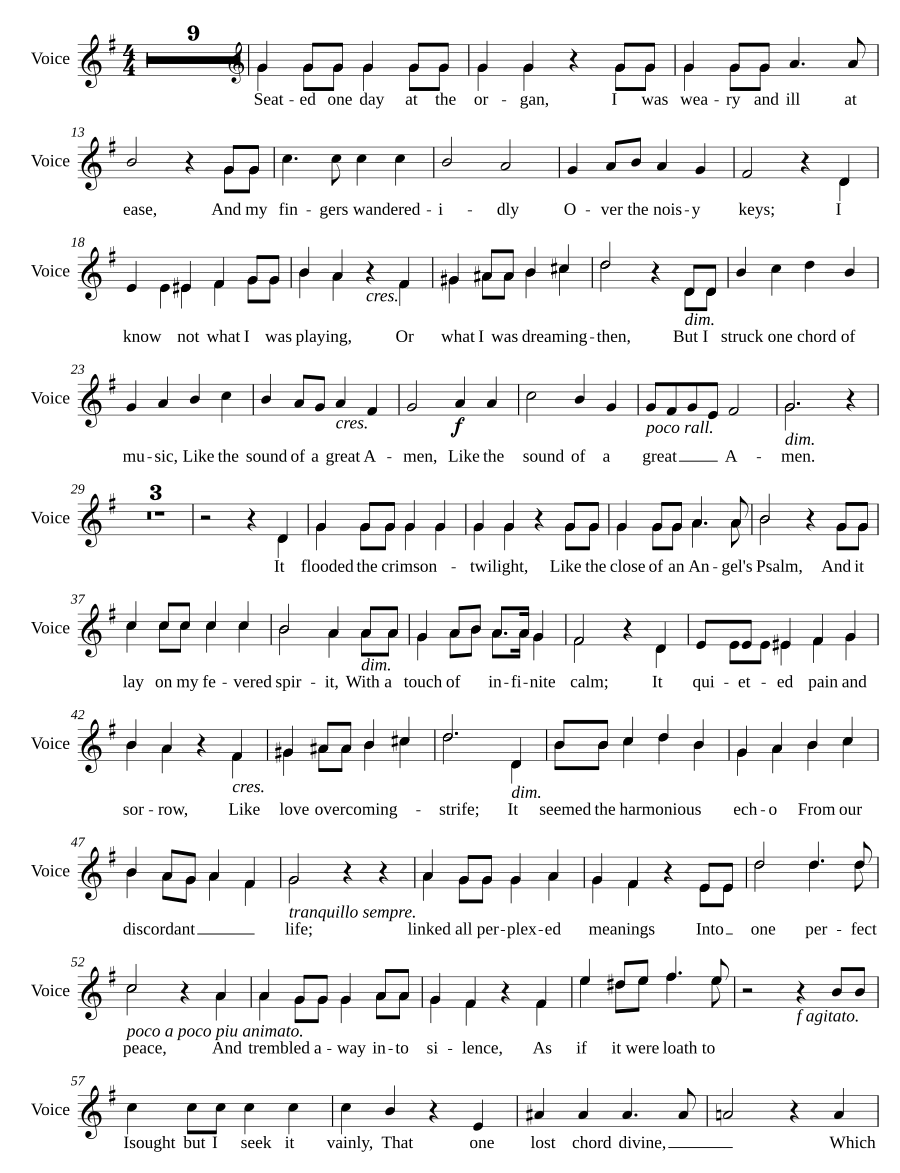 The Lost Chord