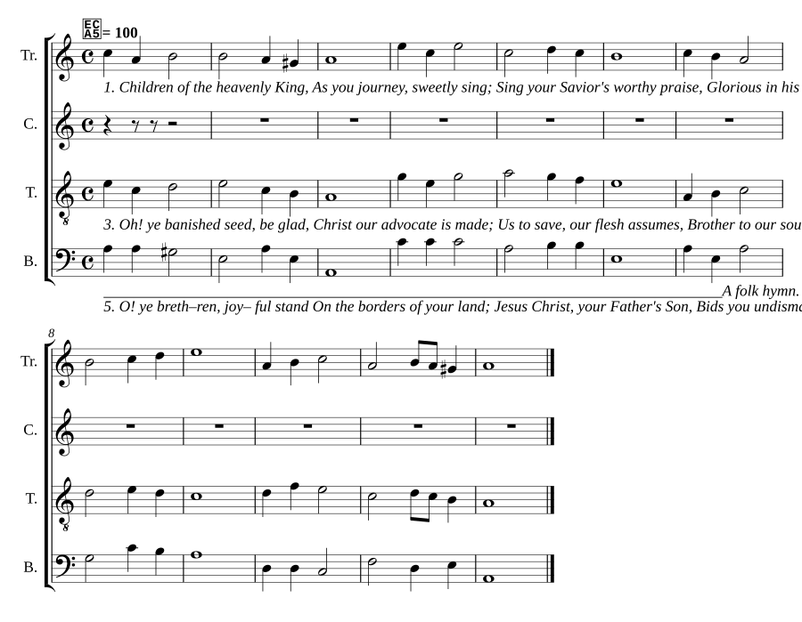 The Pilgrim's Song