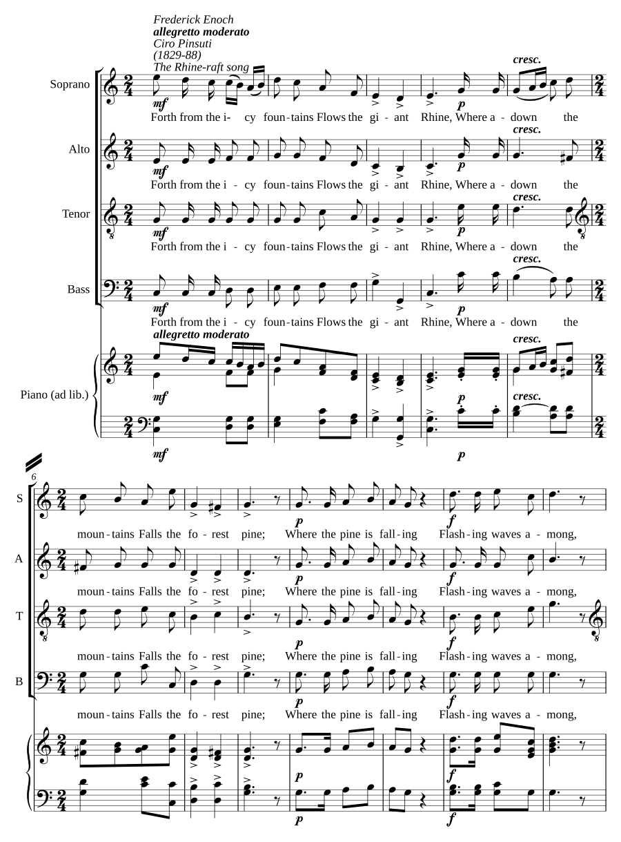 The Rhine-raft song
