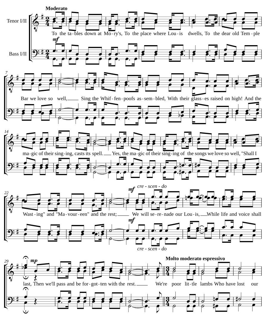 The Whiffenpoof Song