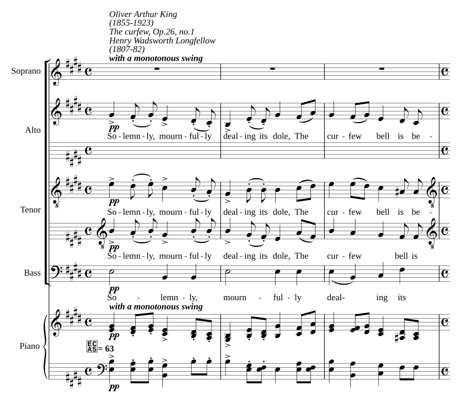 The curfew, Op.26, no.1