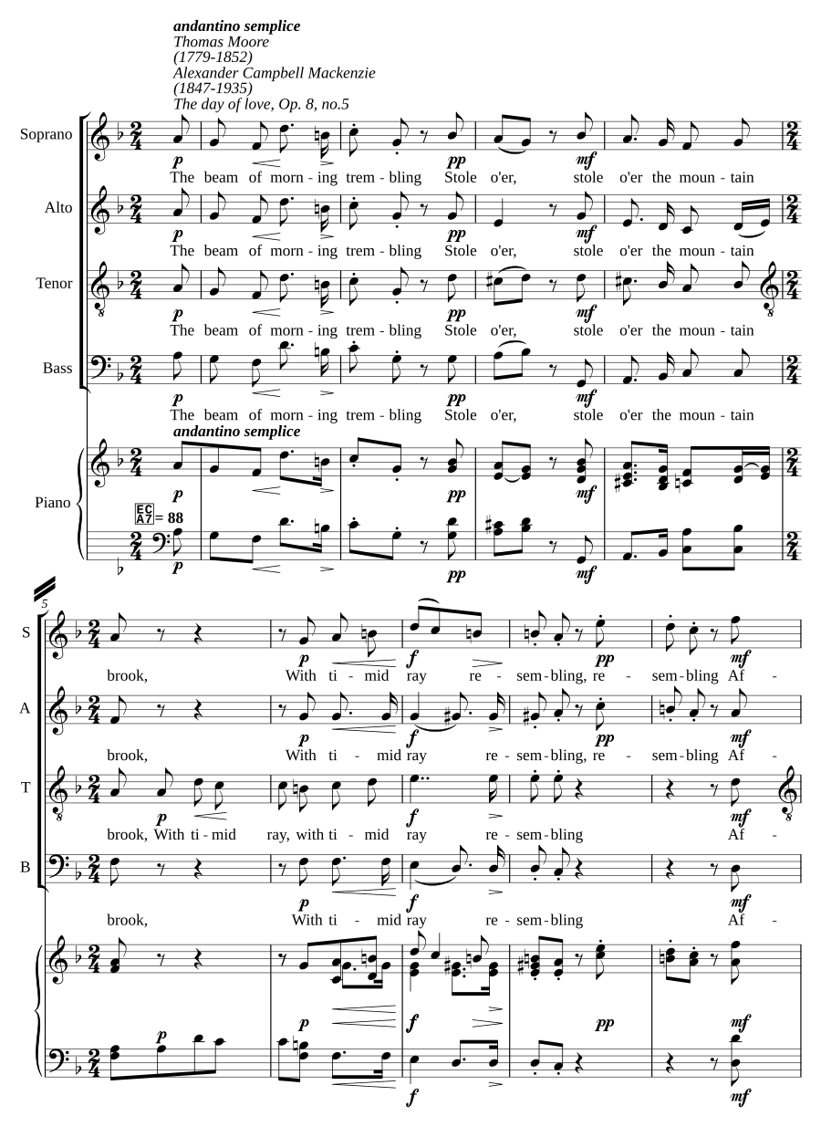 The day of love, Op.8, no.5