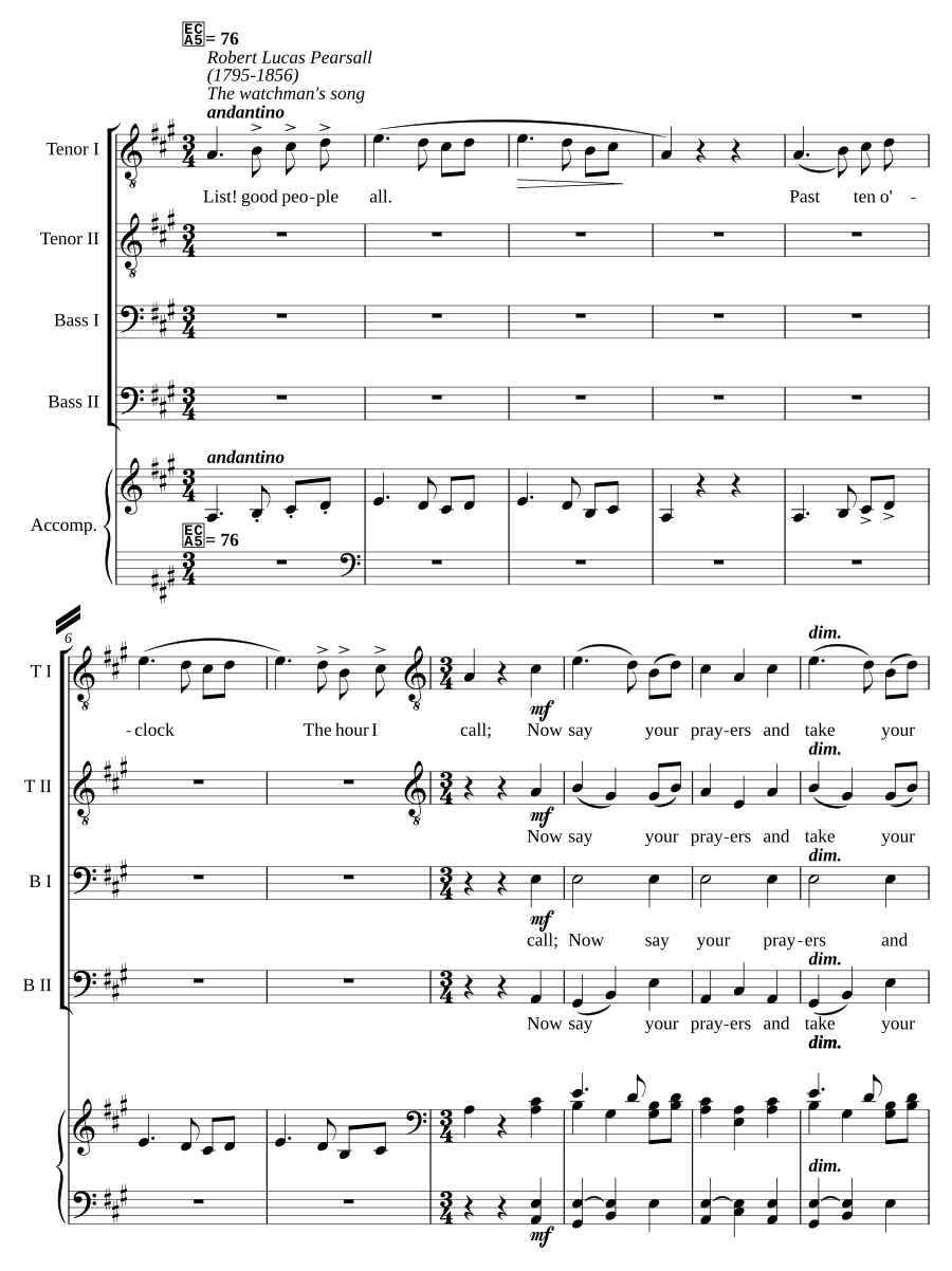 The watchman's song