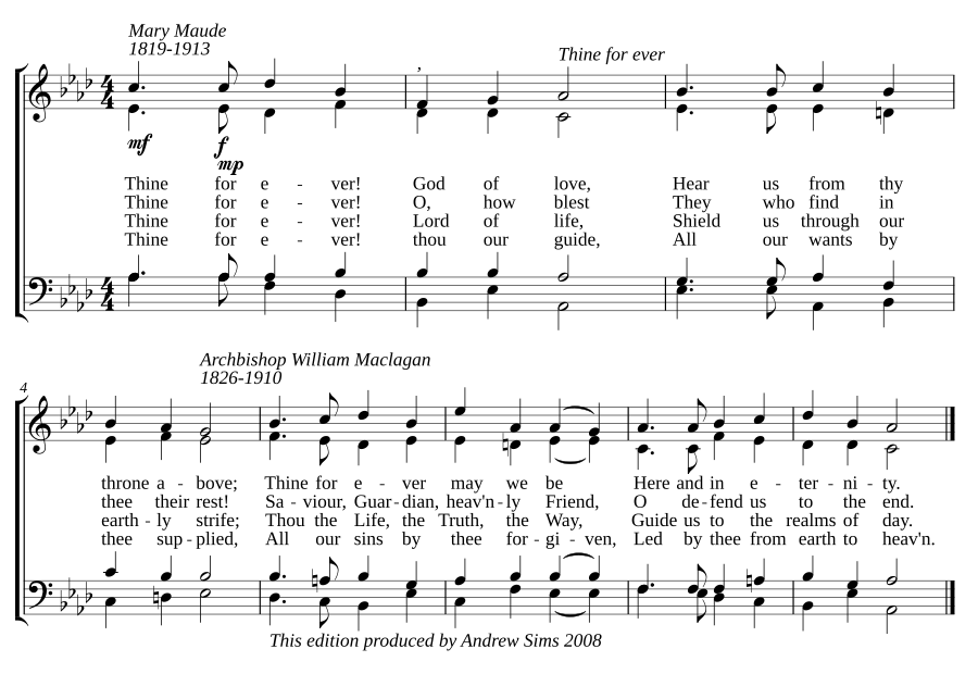 Thine for ever!