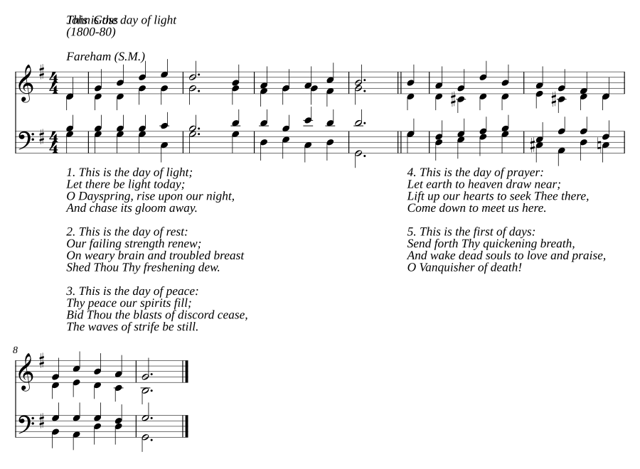 This is the day of light