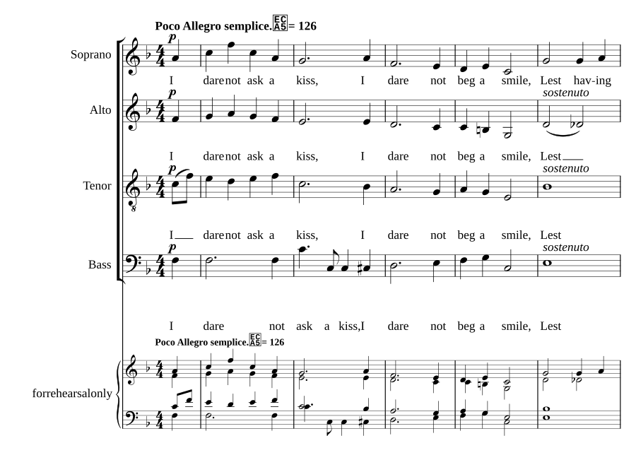 To Electra, Op. 7, No. 4