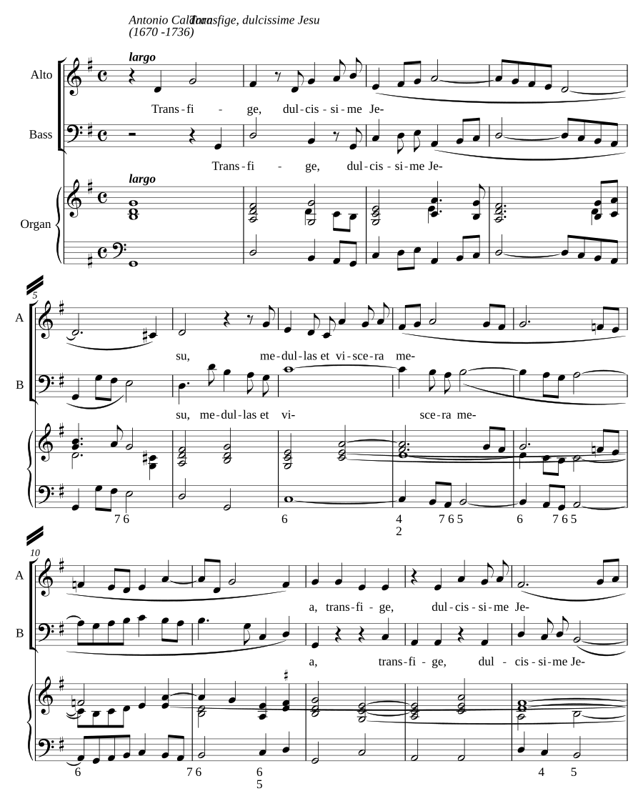 Transfige, dulcissime Jesu
