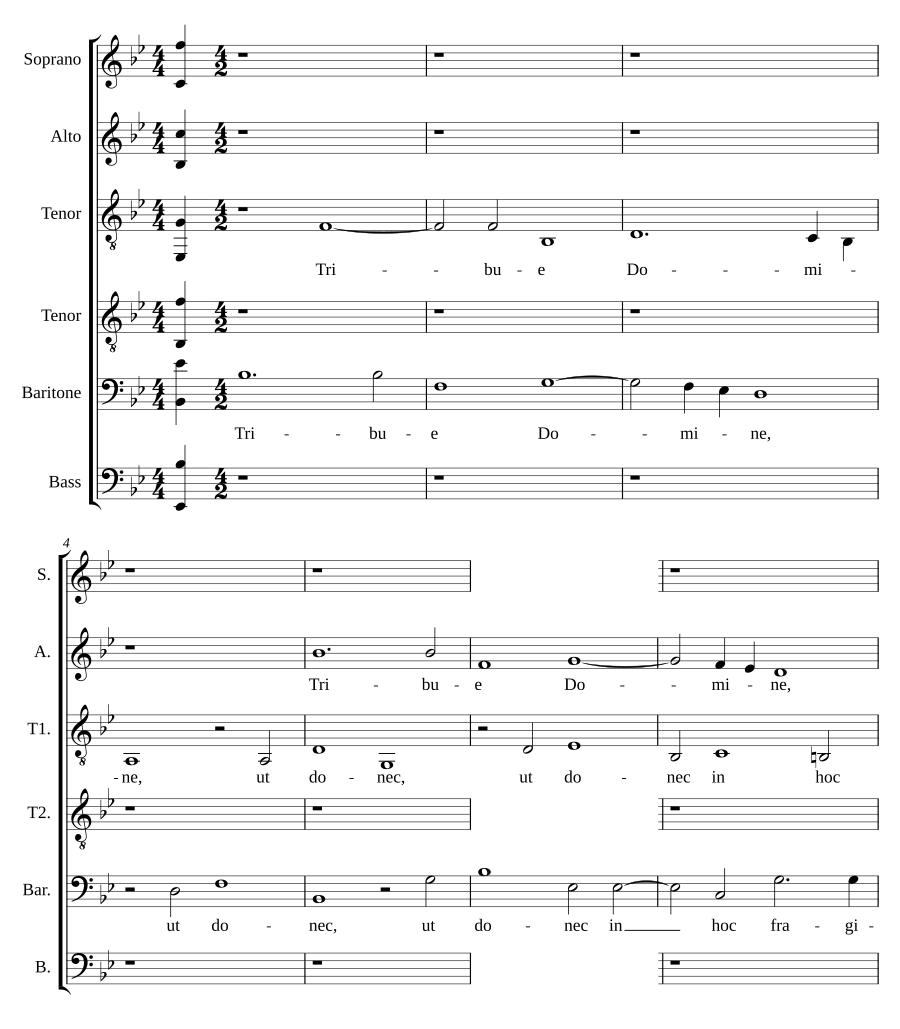 Tribue Domine - Te deprecor - Gloria Patri
