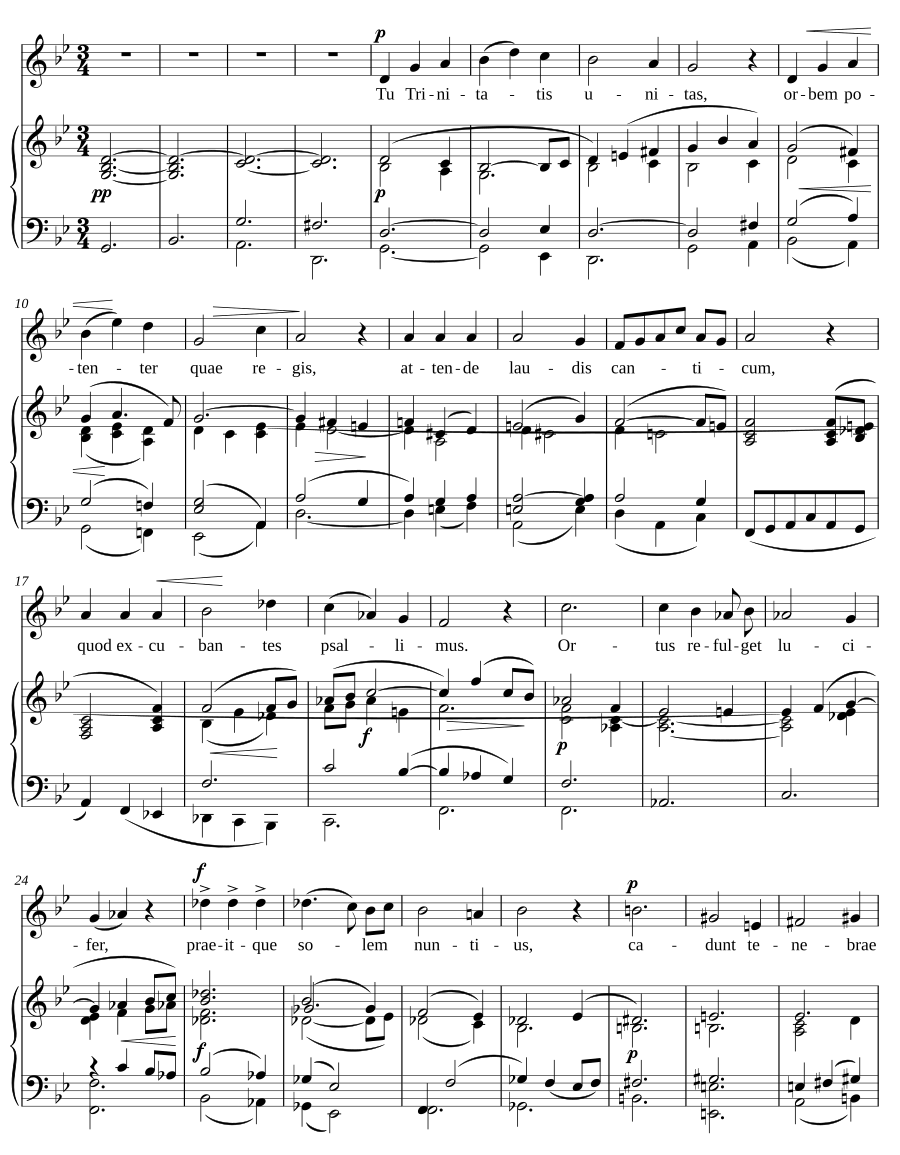 Tu Trinitatis unitas