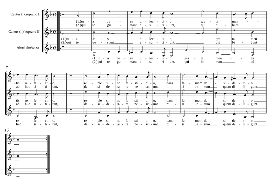 Tua Jesu dilectio