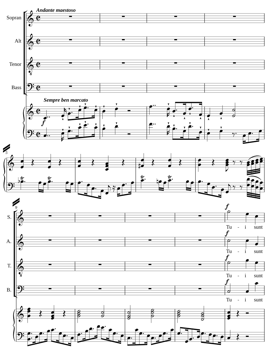 Tui sunt coeli (Offertorium)