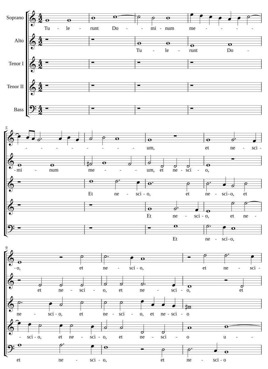 Tulerunt Dominum meum