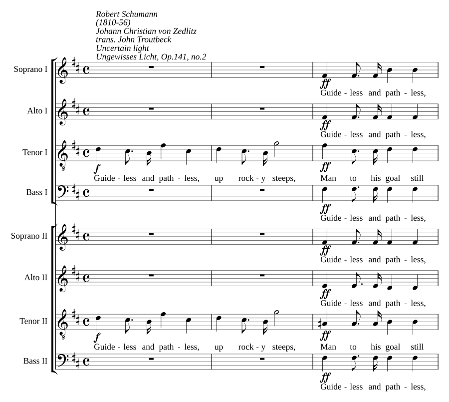 Ungewisses Licht, Op. 141, No. 2