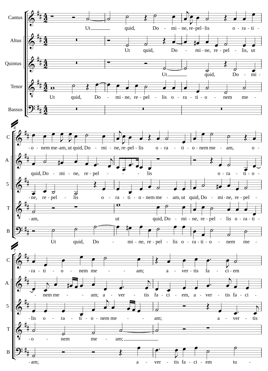 Ut quid, Domine, repellis