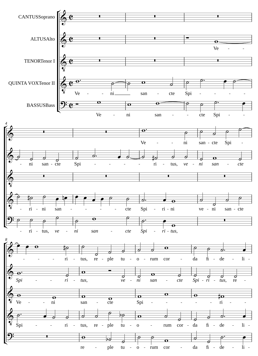 Veni sancte Spiritus