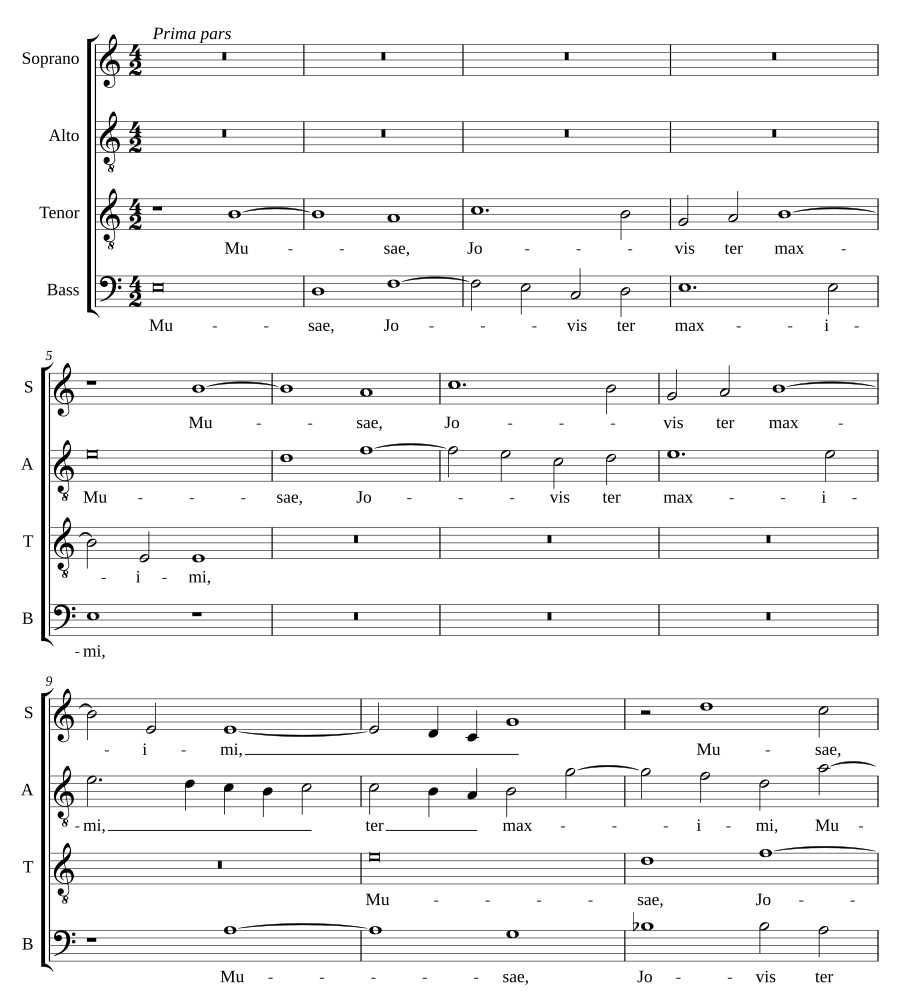 Venia in morte Josquini, cantores suavissimi