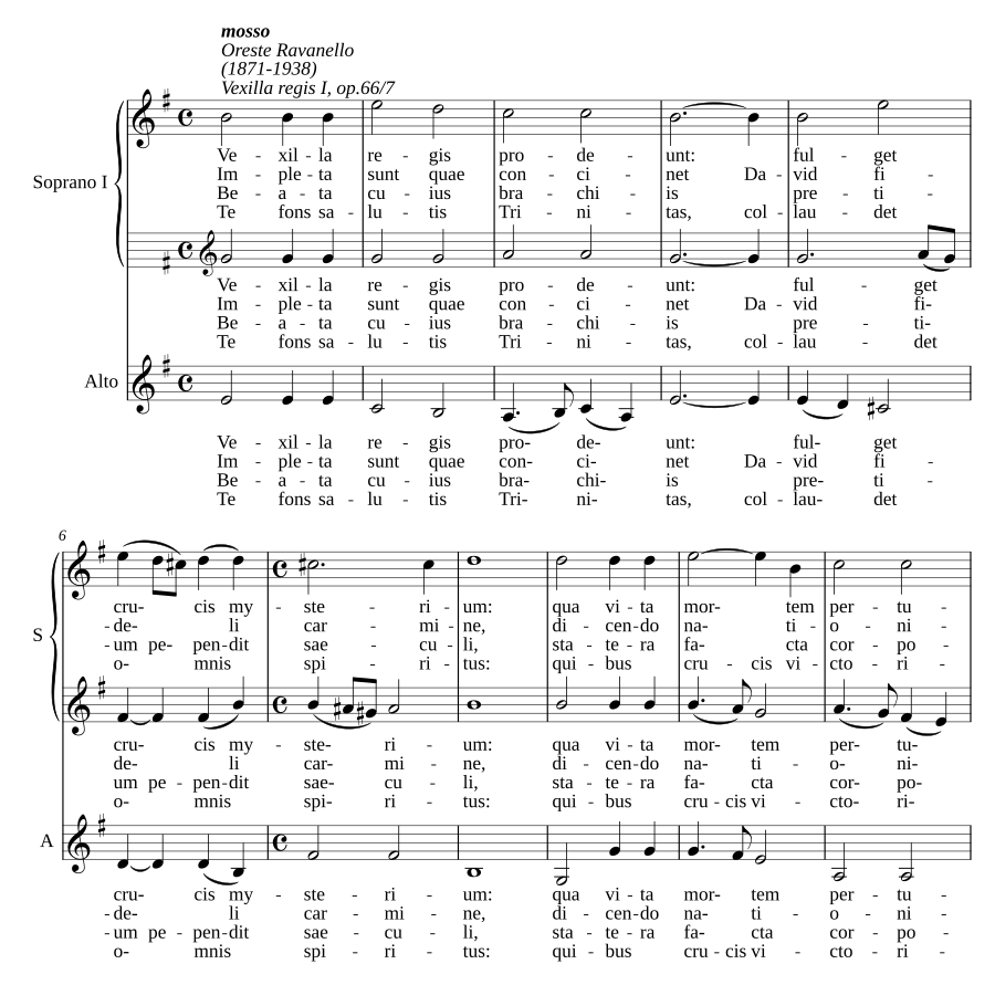 Vexilla regis, op. 66/7