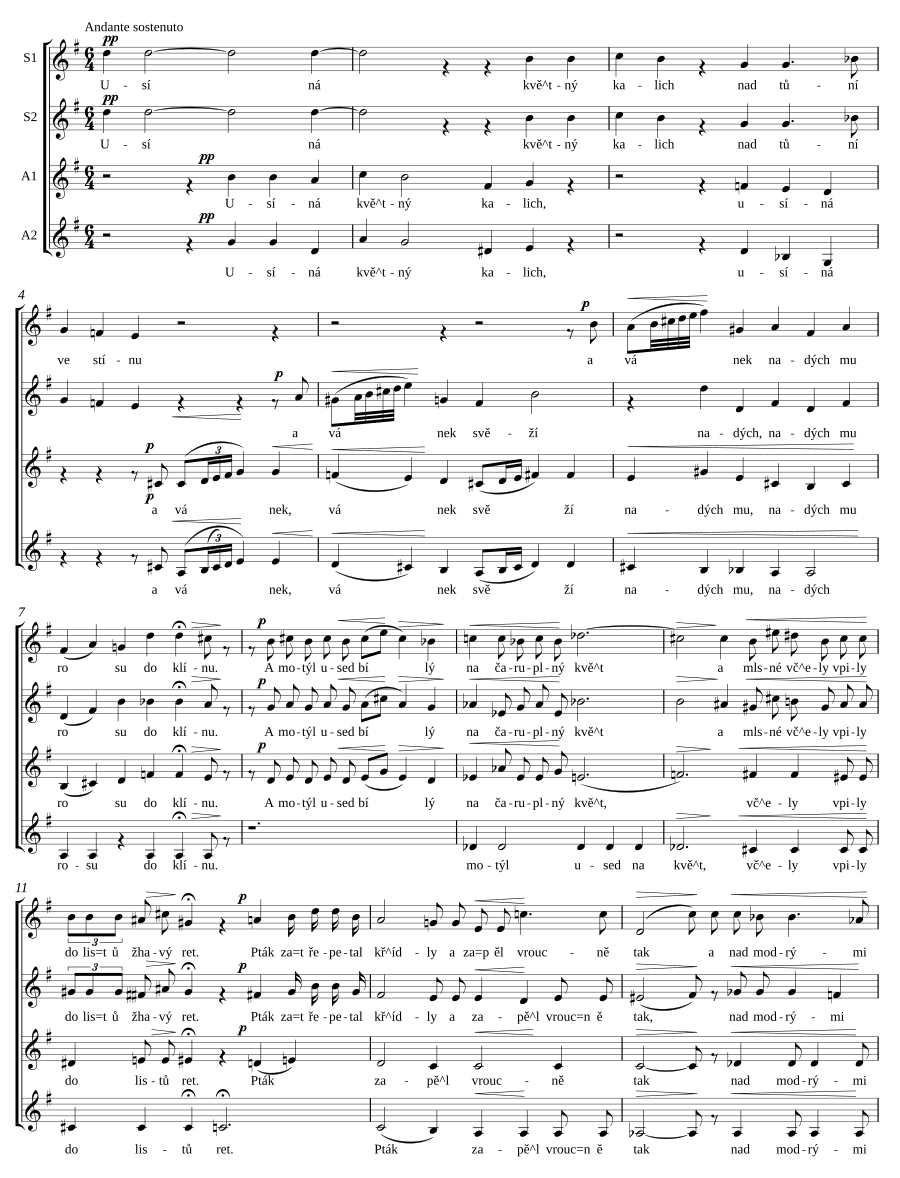 Večerní nálada, op. 115/2