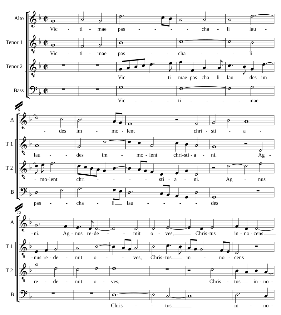 Victimae paschali laudes