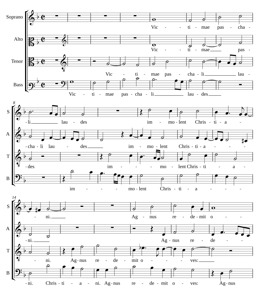 Victimae paschali laudes