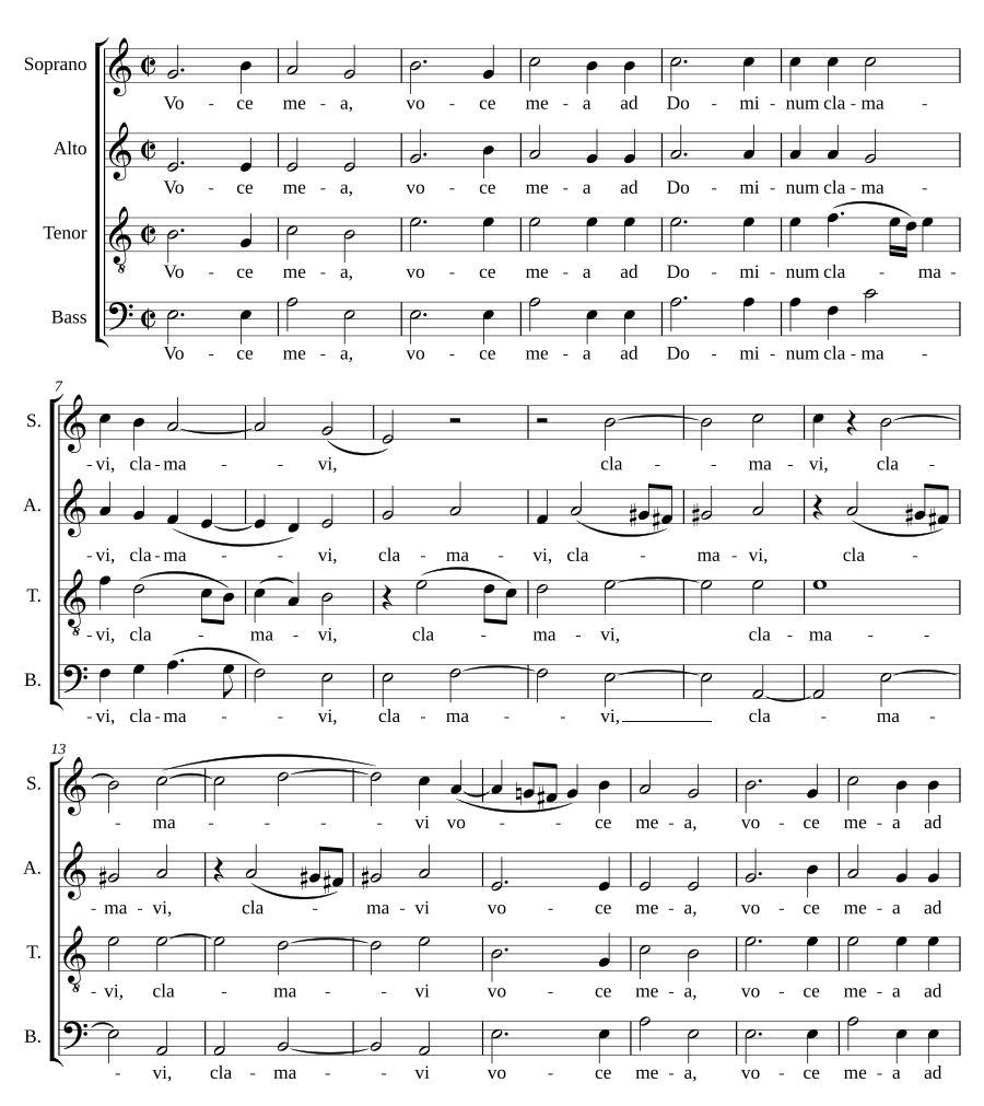 Voce mea ad Dominum clamavi (Beatus Franciscus)