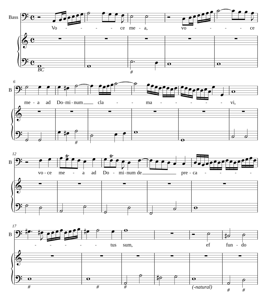 Voce mea ad Dominum clamavi