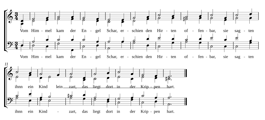 Vom Himmel kam der Engel Schar