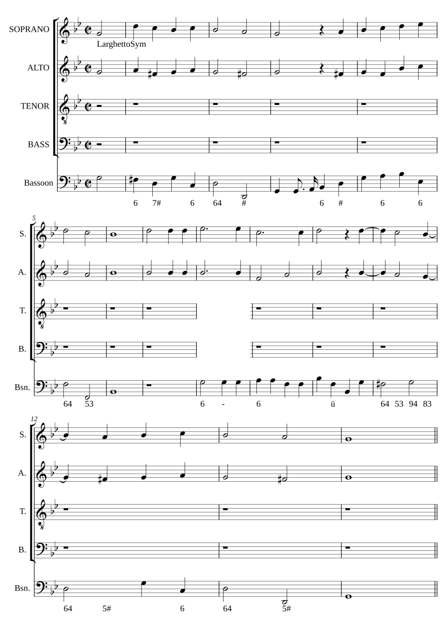 When, overwhelmed with grief (from A Seventh Set of Psalm Tunes)