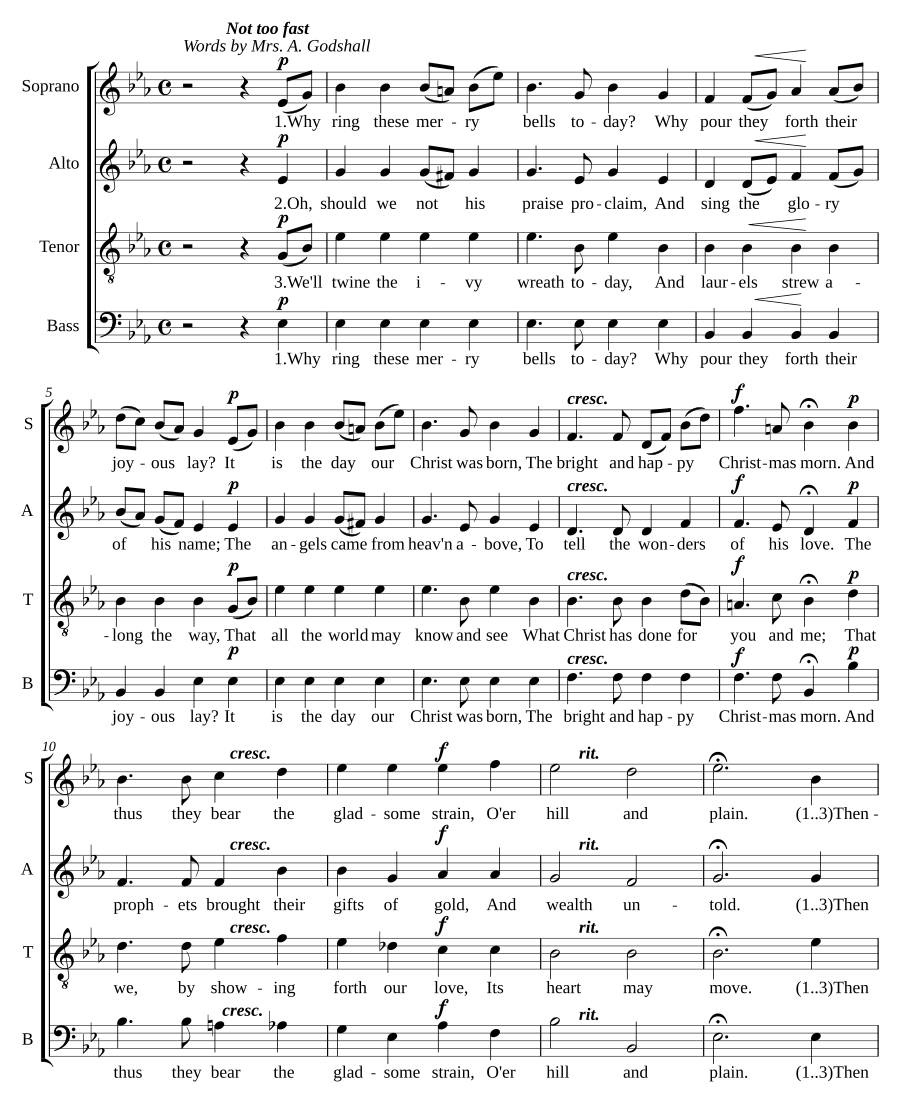 Why ring these merry bells today?