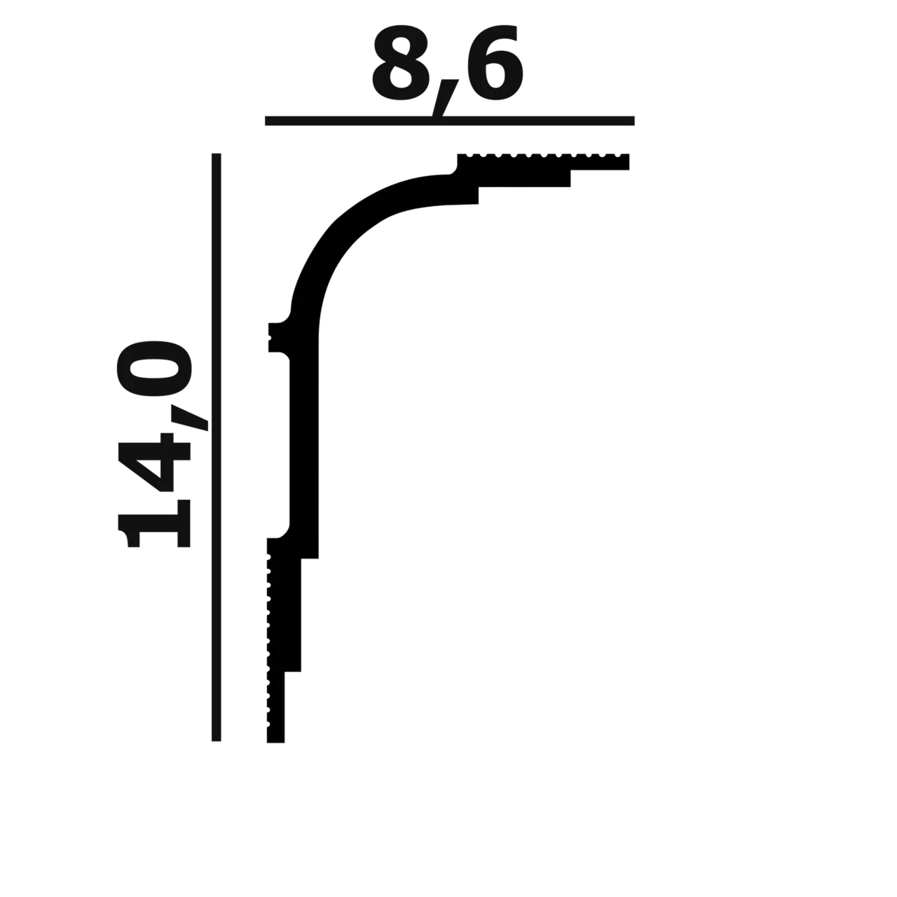 Карниз P104