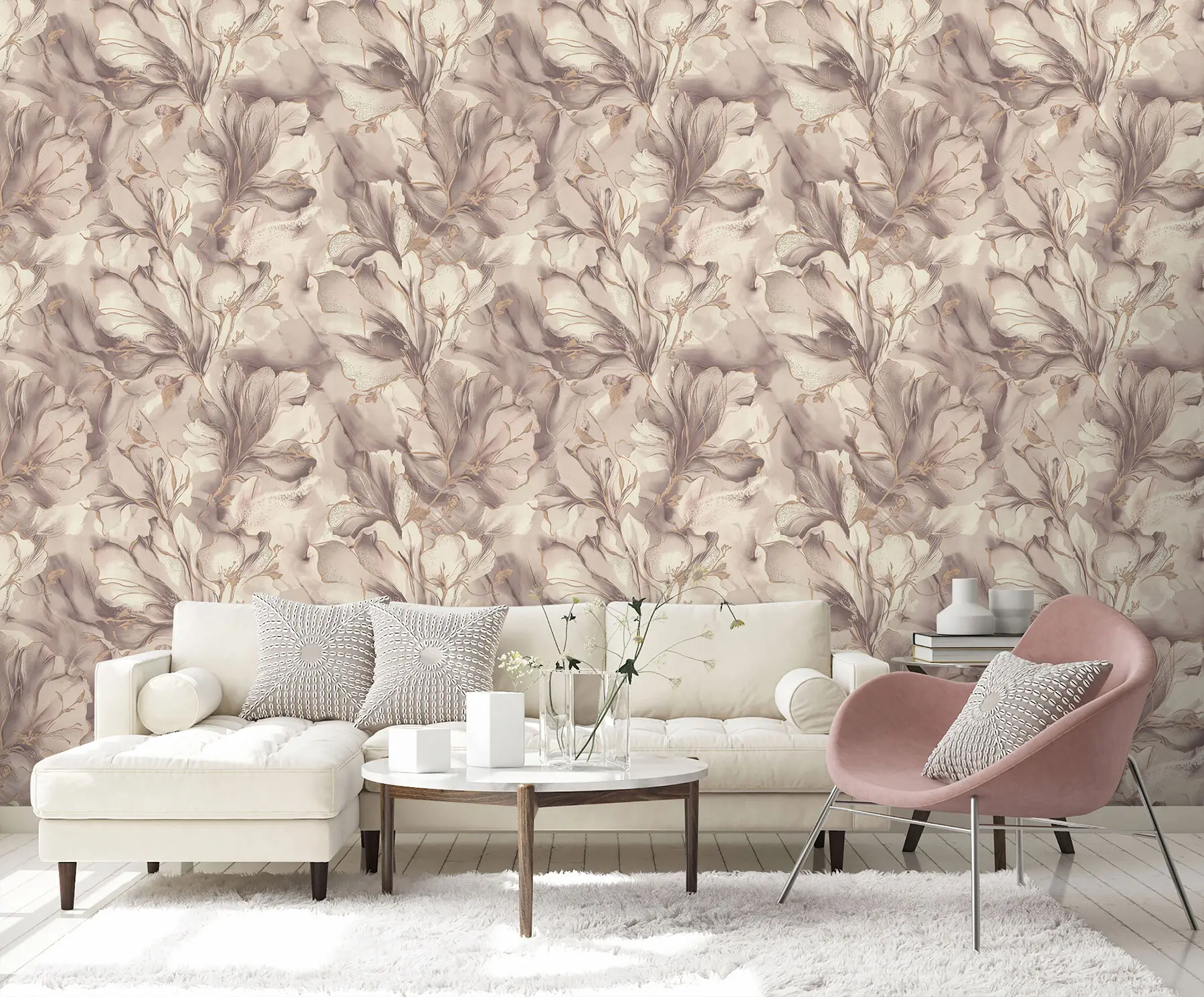 Обои 7300-12 Euro Decor Moonbloom