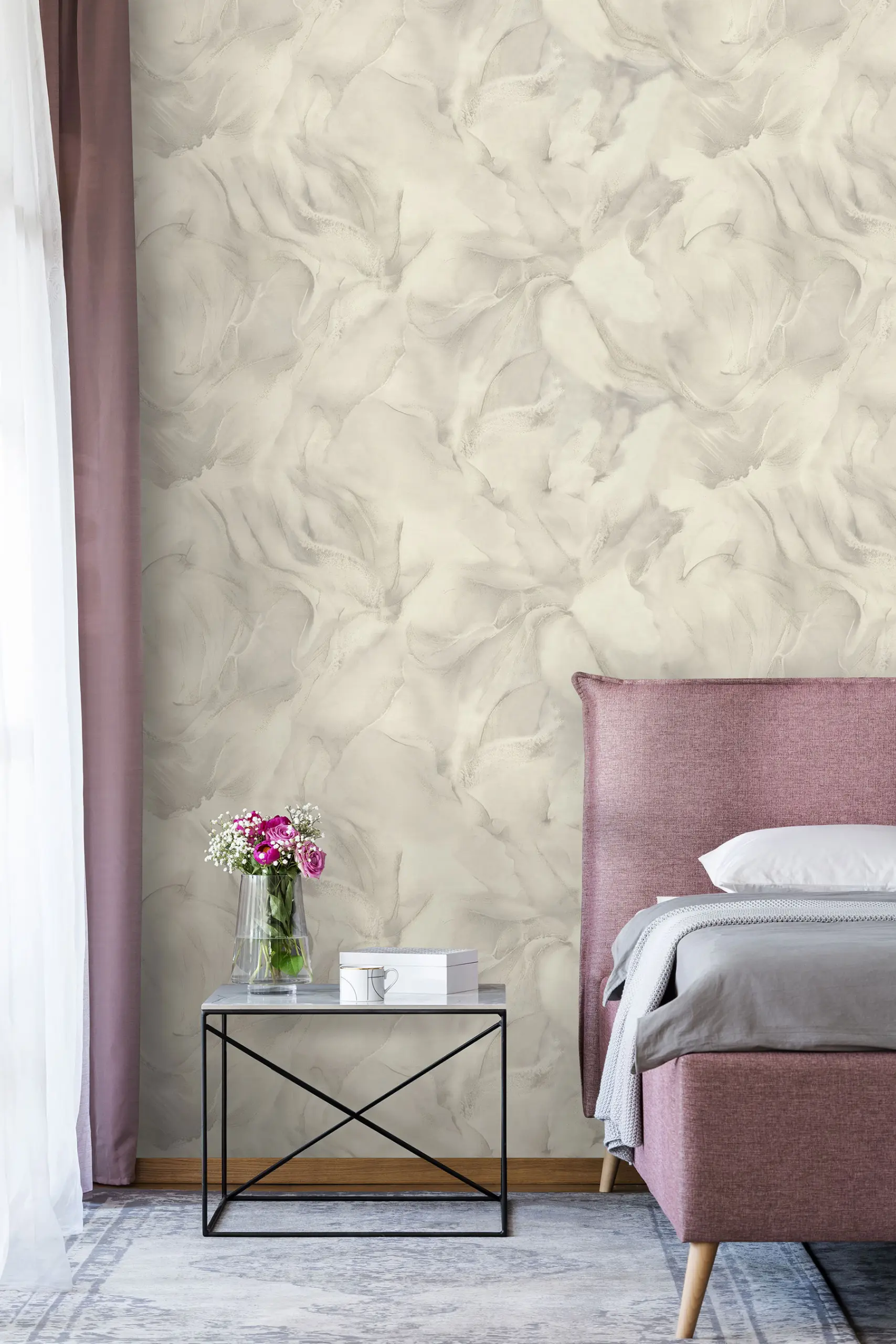Обои 7301-01 Euro Decor Moonbloom