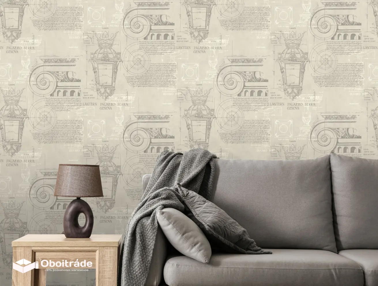 Обои 7319-05 Euro Decor Vitruvius