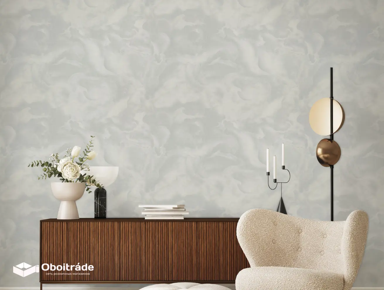 Обои 7325-12 Euro Decor Floravento