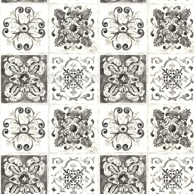 Обои 885316 Rasch Tiles & More