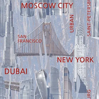 Голубой, Красный