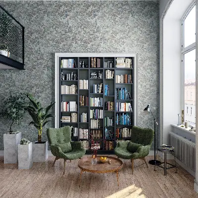 Бирюзовый, Серый