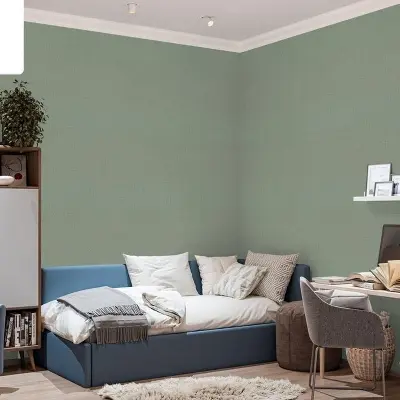 Обои VV72301-77 VOG Оливер (212414 Kof brand), рогожка, зеленые — фото 12