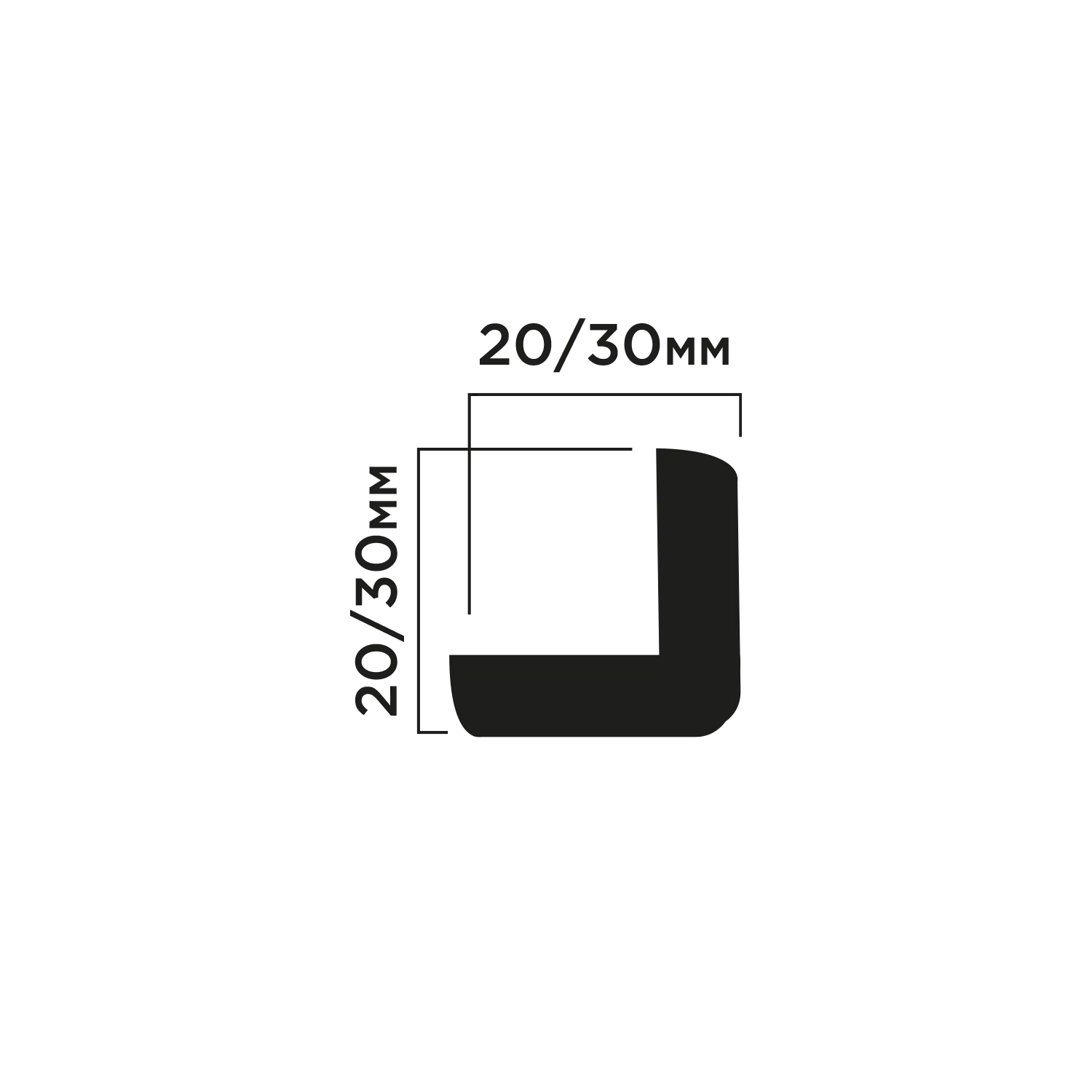 Профиль C30V1 Hiwood 30мм×30мм×2м