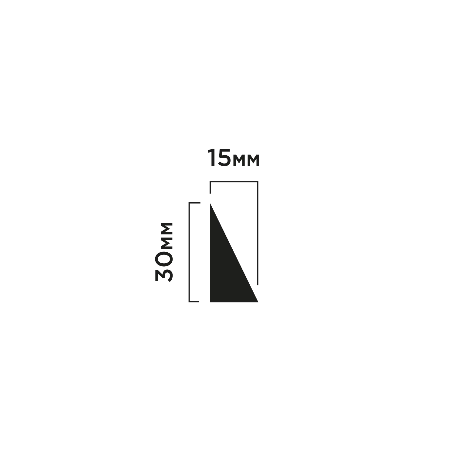 Профиль TR30 Hiwood 30мм×15мм×2м