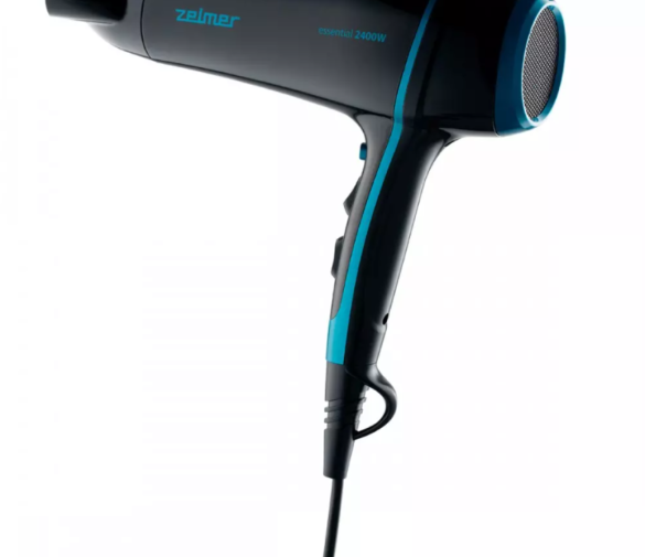 Обзор: Фен Zelmer ZHD8350 2400Вт, ионизация, подача холодного воздуха, черный/синий