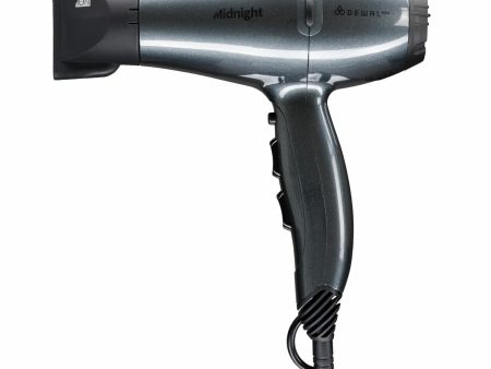 Обзор: Фен Dewal Pro Midnight Grey 03-107, количество температурных режимов 4, 2 скорости