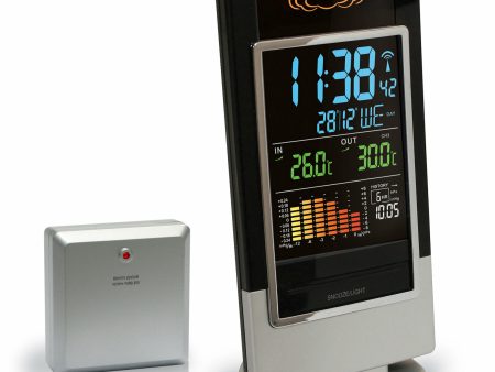 Обзор: Метеостанция MG Meteo Guide MG 01307 , проводной датчик, черная/серебристая