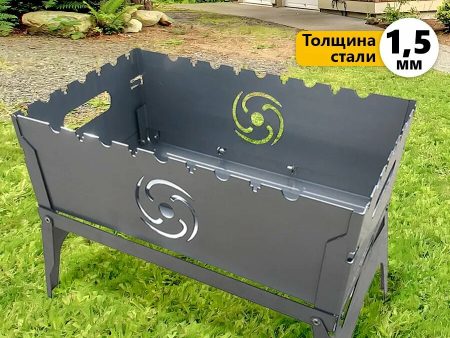 Обзор: Аэро мангал мини складной с сумкой (ЭКО) Торнадика