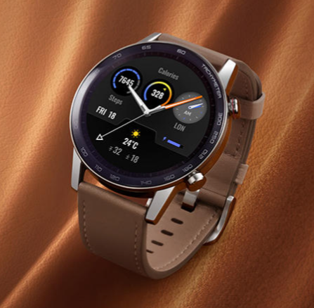 Обзор: Умные часы HONOR MagicWatch 2 46 мм, браслет кожа, коричневый