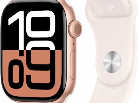 Обзор: Apple Watch S10 46 mm Rose Gold Aluminum Case Sport Band S/M