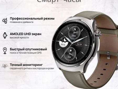 Обзор: Смарт-часы Mibro Lite 3 Pro, серый хаки (XPAW019)