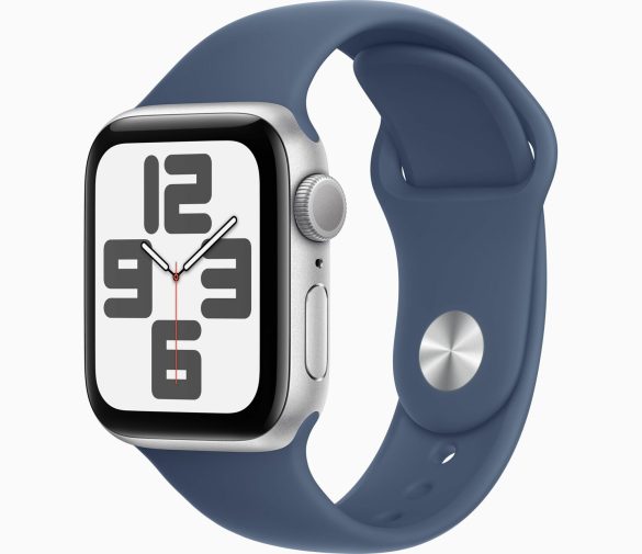 Обзор: Умные часы Apple Watch SE Gen 2 Aluminium Case GPS, Silver/Denim, S/M (40 мм)